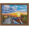 Beldizart Deimantų tapyba Saulėlydis prie prieplaukos 40*30 cm AM1790 Beldizart Deimantų tapyba Saulėlydis prie prieplaukos 40*30 cm AM1790