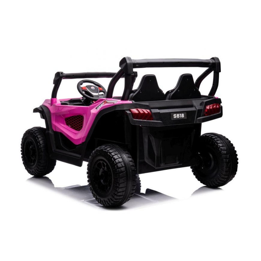 Lean Cars Akumuliatorinis automobilis S618 Rožinė 4x4 – 3