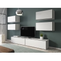Cama elutoa mööblikomplekt ROCO 2 (2xRO1 + 4xRO3) valge / must / valge Cama elutoa mööblikomplekt ROCO 2 (2xRO1 + 4xRO3) valge / must / valge