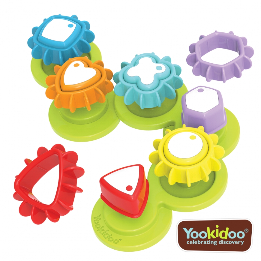 YOOKIDOO Shape N’ Spin Gear Sorter – 2