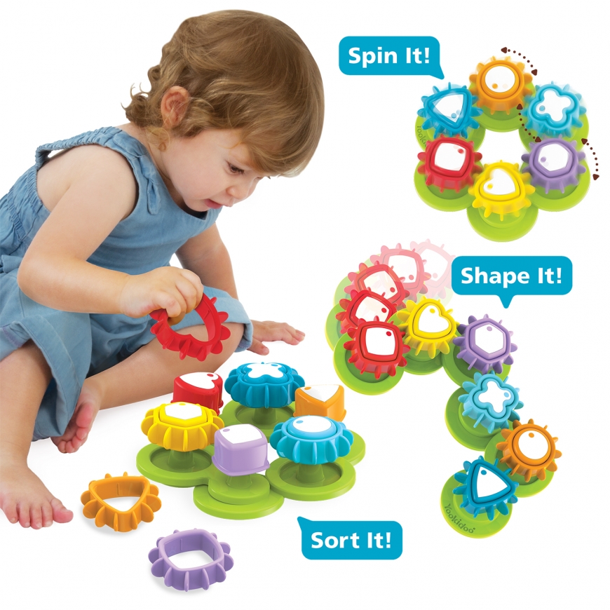 YOOKIDOO Shape N’ Spin Gear Sorter – 5