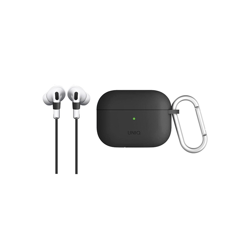 UNIQ etapai Vencer AirPods Pro silikoninis sary/charcoal tamsiai pilka – 3
