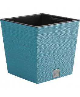 Prosperplast div class"int_ce_html"FURU SQUARE LOW pot - Scandinavian blue/div