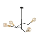 Orno GIRO pakabinamas šviestuvas, galia max 4x60W E27, juoda ir auksinė Orno GIRO pakabinamas šviestuvas, galia max 4x60W E27, juoda ir auksinė