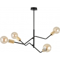 Orno GIRO hanging lamp, power max 4x60W E27, black and gold Orno GIRO hanging lamp, power max 4x60W E27, black and gold