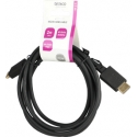 Deltaco HU-20-LSZH HDMI cable 2 m HDMI Type A (Standard) Black