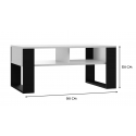 Topeshop MODERN 2P BIEL CZ kafijas galdiņš, stilīgs galdiņš Taisnstūra forma 2 kāja (-s) Topeshop MODERN 2P BIEL CZ kafijas galdiņš, stilīgs galdiņš Taisnstūra forma 2 kāja (-s)