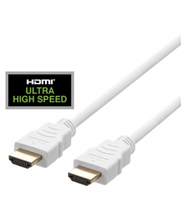 Deltaco HU-20A HDMI cable 2 m HDMI Type A (Standard) White