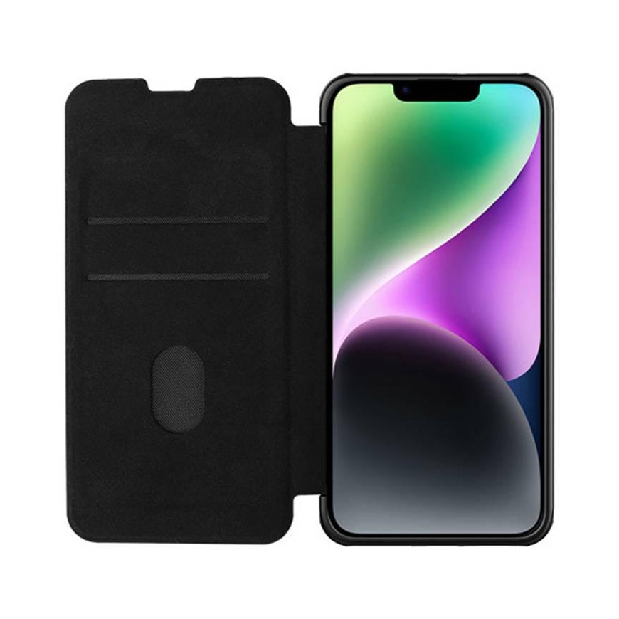 Nillkin Qin Pro odinis dėklas, skirtas iPhone 14 Plus (juodas) – 2