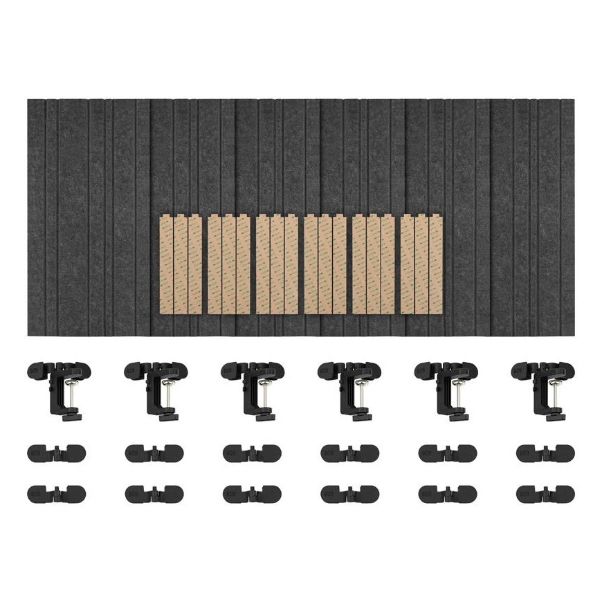 Streamplify ACOUSTIC PANEL - 6er-Pack, grau – 4