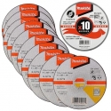 Makita D-18770-10 Pjovimo diskas 125 X 1,2 WA60T-BF RST/ Metalui (10Vnt.) Makita D-18770-10 Pjovimo diskas 125 X 1,2 WA60T-BF RST/ Metalui (10Vnt.)