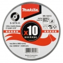 Makita D-18770-10 Pjovimo diskas 125 X 1,2 WA60T-BF RST/ Metalui (10Vnt.) Makita D-18770-10 Pjovimo diskas 125 X 1,2 WA60T-BF RST/ Metalui (10Vnt.)