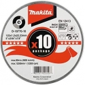 Makita D-18770-10 Cutting disc 125 X 1.2 WA60T-BF RST/ For metal (10 units) Makita D-18770-10 Cutting disc 125 X 1.2 WA60T-BF RST/ For metal (10 units)