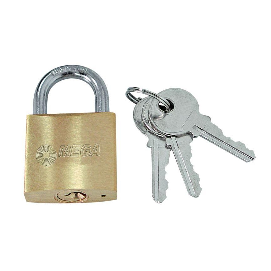 Mega Padlock. brass, reinforced, hardened for