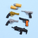 IWAKO erasers - puzzle set "Model Gun" IWAKO erasers - puzzle set "Model Gun"
