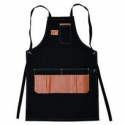 Denim apron for barber Osom Professional, OSOMP1511 Denim apron for barber Osom Professional, OSOMP1511