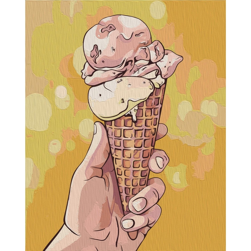 Beldizart (SALE) Artventura Painting by Numbers Kit Ice cream 40x50 cm T40500324