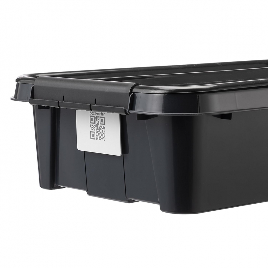Plast Team Talpykla su dangteliu PlastTeam ProBox Recycle QR 31L juoda – 5