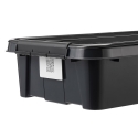 Plast Team Talpykla su dangteliu PlastTeam ProBox Recycle QR 31L juoda
