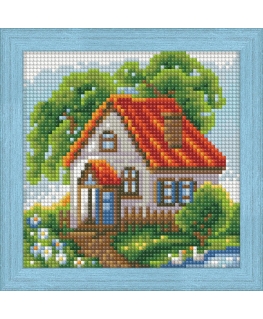 Beldizart Diamond Painting Kit Summerhouse 15х15cm AZ-1568