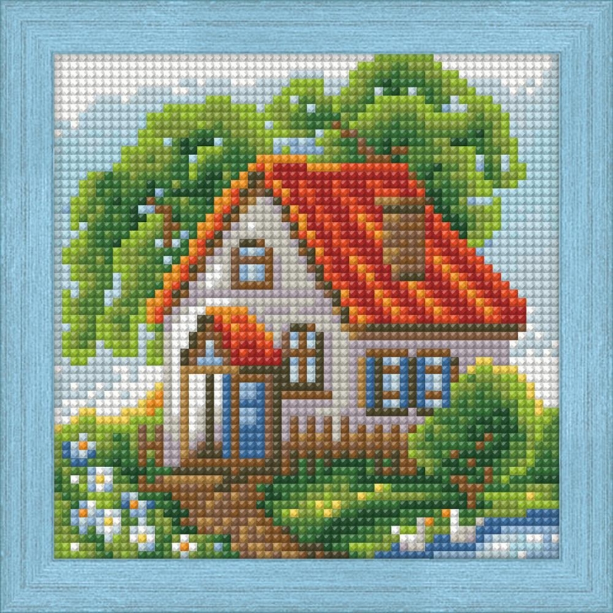 Beldizart Deimantinio dažymo rinkinys Vasarnamis 15х15cm AZ-1568