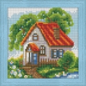 Beldizart Diamond Painting Kit Summerhouse 15х15cm AZ-1568 Beldizart Diamond Painting Kit Summerhouse 15х15cm AZ-1568