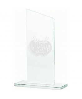 Tryumf Engraved glass trophy