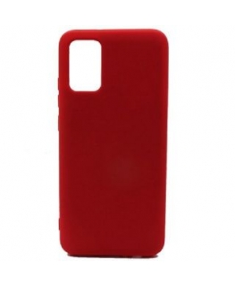 Evelatus Samsung Galaxy A02s Nano Silicone Case Soft Touch TPU Red
