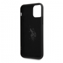 Dėklas Us Polo Assn US Polo USHCN65SLHRBK iPhone 11 Pro Max juoda/juodo silikono kolekcija