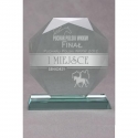 Tryumf Trofeum szklane grawerowane with etui