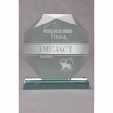 Tryumf Trofeum szklane grawerowane with etui
