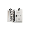 Karl Lagerfeld case for iPhone 13 Mini KLHCP13SPMNFIK1 gray hard case Monogram Iconic Karl