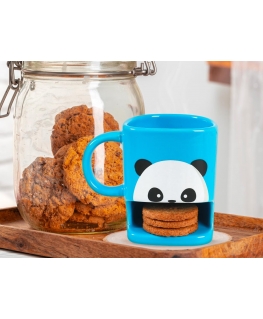 Puodelis Itotal Panda, su sausainių skyreliu, 250ml