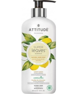 Attitude Attitude, Super Leaves, hand soap, linden leaves, 473ml