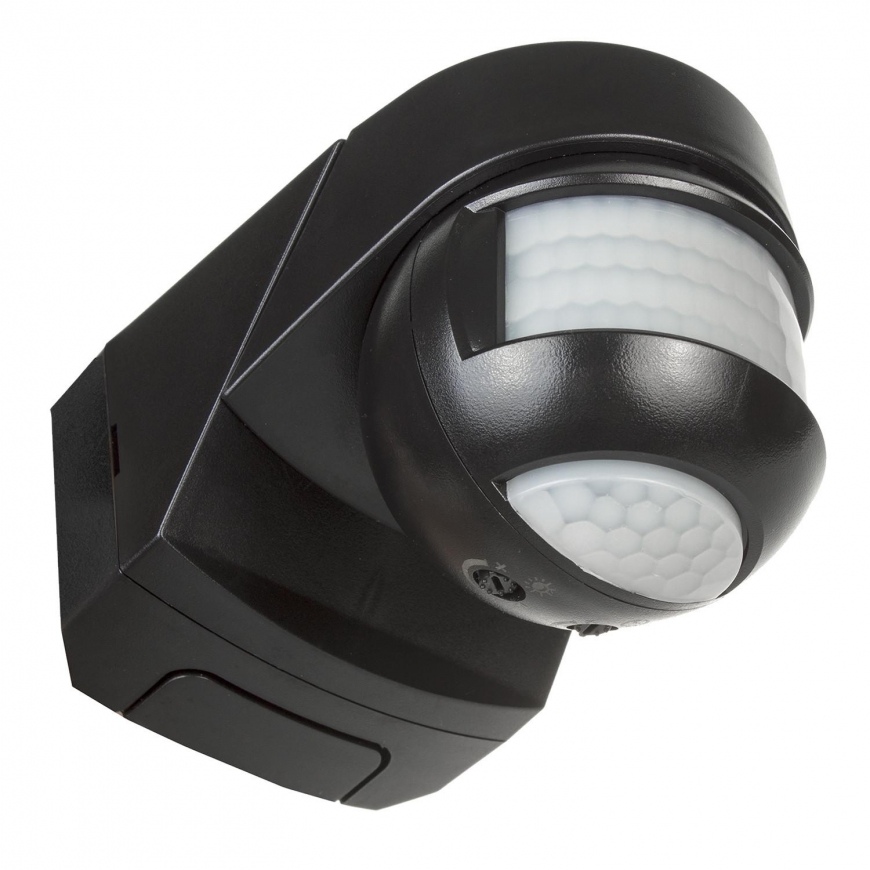 Maclean twilight motion sensor 180° + 360° 2000W black (MCE295) – 3