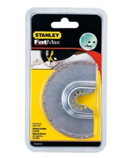 Carbide Half Circular Saw Blade for Multi Tools, ∅92mm, Cement and Mortar Removal, Stanley [STA26125-XJ]