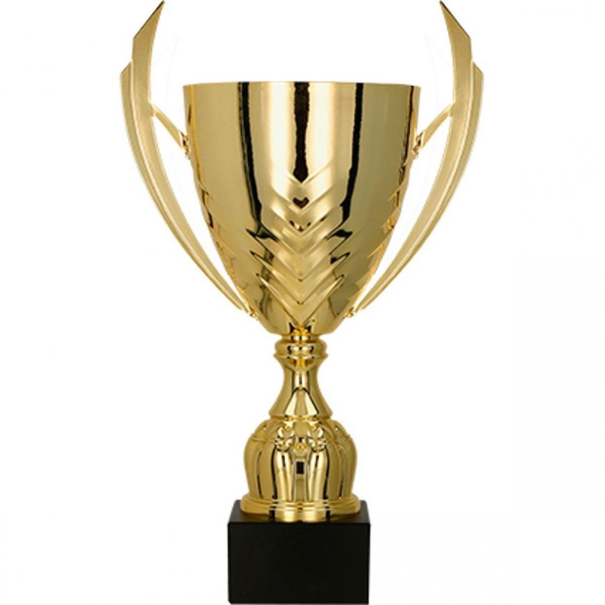 Detail Golden metal cup