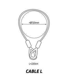 ZEFAL K-TRAZ CABLE L bicycle lock