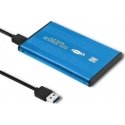 QOLTEC external hard drive case HDD/SSD 2.5" SATA3 USB 3.0 Blue QOLTEC external hard drive case HDD/SSD 2.5" SATA3 USB 3.0 Blue