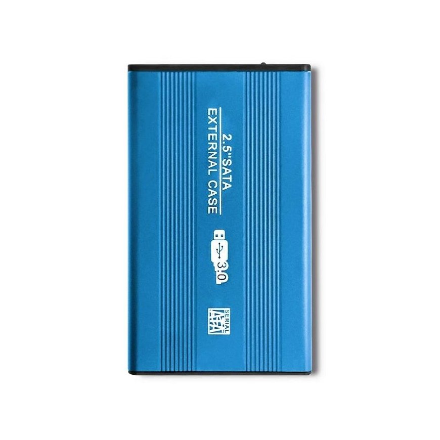 QOLTEC external hard drive case HDD/SSD 2.5" SATA3 USB 3.0 Blue – 5