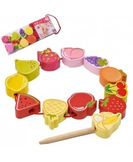 CLASSIC WORLD Wooden fillings Fruit 13 el.