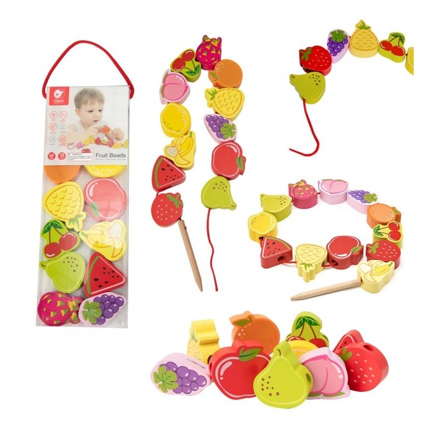 CLASSIC WORLD Wooden fillings Fruit 13 el. – 2