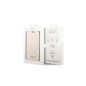 Guess case for iPhone 14 Pro 6.1" GUBKP14LHG4SHP pink BT PC/TPU 4G PU Script Metal Guess case for iPhone 14 Pro 6.1" GUBKP14LHG4SHP pink BT PC/TPU 4G PU Script Metal
