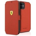 Case Ferrari FESPEFLBKP12SRE iPhone 12 mini 5.4" red/red book, perforated Case Ferrari FESPEFLBKP12SRE iPhone 12 mini 5.4" red/red book, perforated