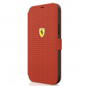 Case Ferrari FESPEFLBKP12SRE iPhone 12 mini 5.4" red/red book, perforated Case Ferrari FESPEFLBKP12SRE iPhone 12 mini 5.4" red/red book, perforated