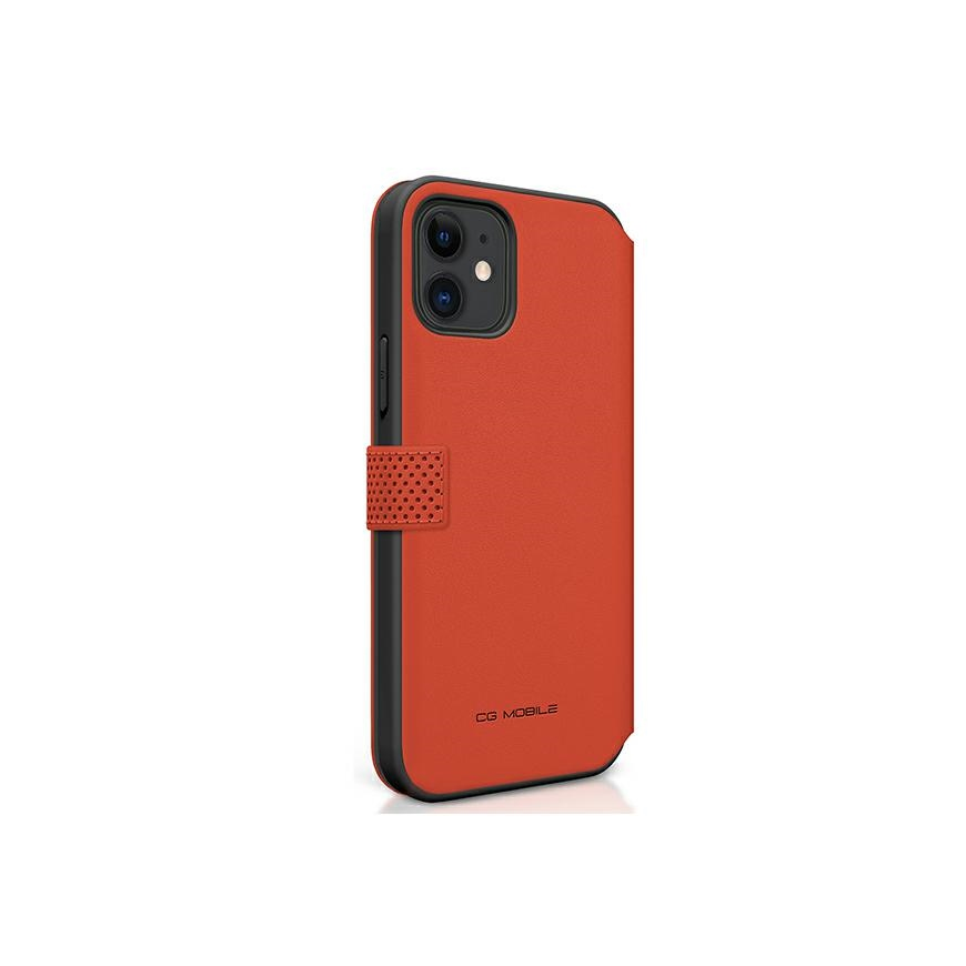 Case Ferrari FESPEFLBKP12SRE iPhone 12 mini 5.4" red/red book, perforated – 5