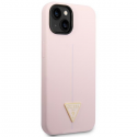 Guess GUHCP14MSLTGU iPhone 14 Plus 6,7 colio purpurinis / purpurinis kietas silikoninis trikampis Guess GUHCP14MSLTGU iPhone 14 Plus 6,7 colio purpurinis / purpurinis kietas silikoninis trikampis