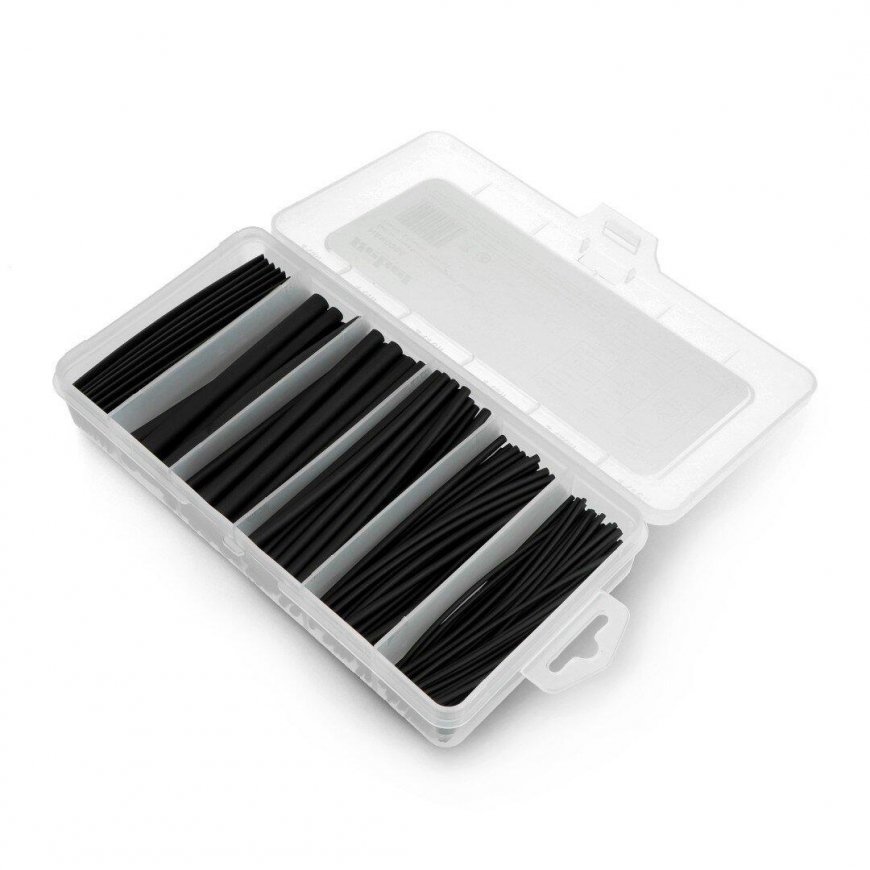 Cabletech Rebel Thermal tube set 170 pcs 10cm Black – 3