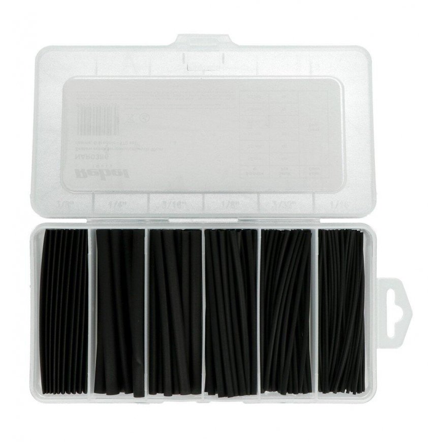 Cabletech Rebel Thermal tube set 170 pcs 10cm Black – 4