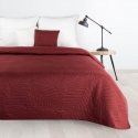 Eurofirany DESIGN 91 BONI / 6 Lovatiesė, dygsniuota karšto spaudimo būdu su lapų raštu, 170X210 cm, spalva: plytų